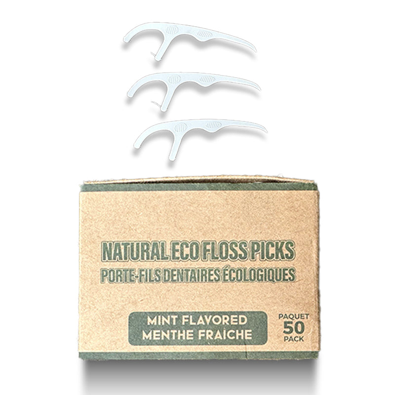 Biodegradable Dental Floss Picks - Box of 50 – Zerro